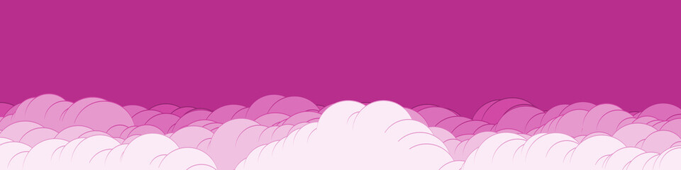 Abstract Color Clouds Sky Generative Art background illustration
