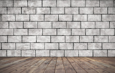 Fototapeta premium room with brick wall