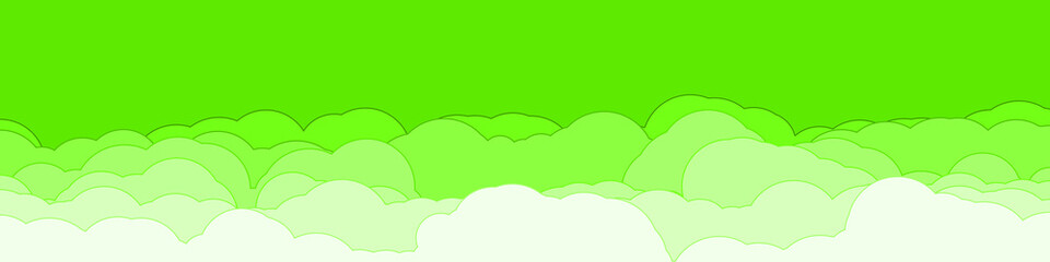 Abstract Color Clouds Sky Generative Art background illustration