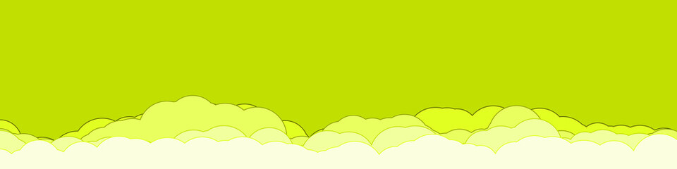 Abstract Color Clouds Sky Generative Art background illustration