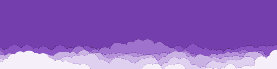 Abstract Color Clouds Sky Generative Art background illustration