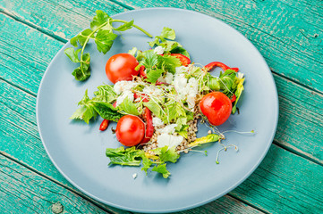 Healthy vegetable salad
