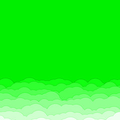 Obraz premium Abstract Color Clouds Sky Generative Art background illustration