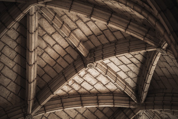 Abstract dark classic architecture background photo