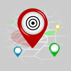 set of pointers with markers