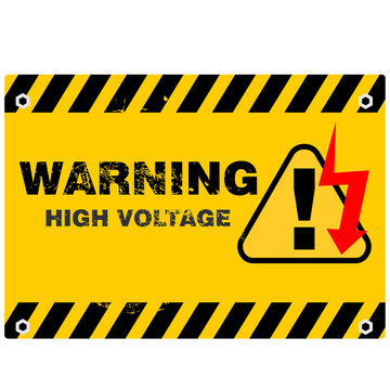 Warning, High Voltage