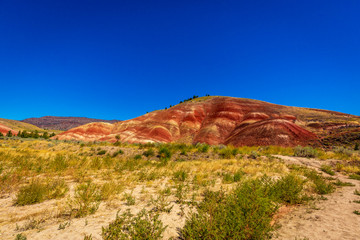 Colorful layers of Painted Hills