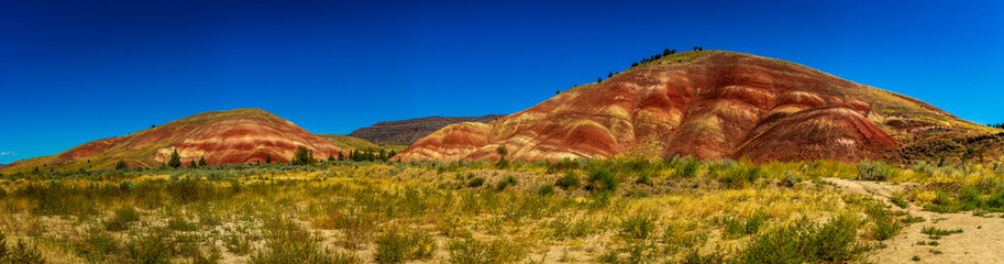 Colorful layers of Painted Hills