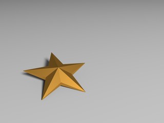 golden stars for costumer satisfaction, 3d illustration