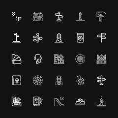 Editable 25 guide icons for web and mobile