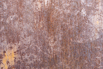 Rusty metal plate background material..