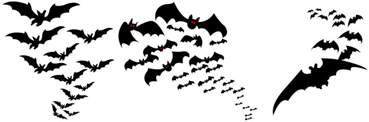 Bats are Flying on Halloween