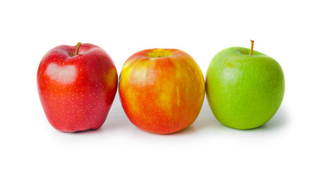 Three different apples