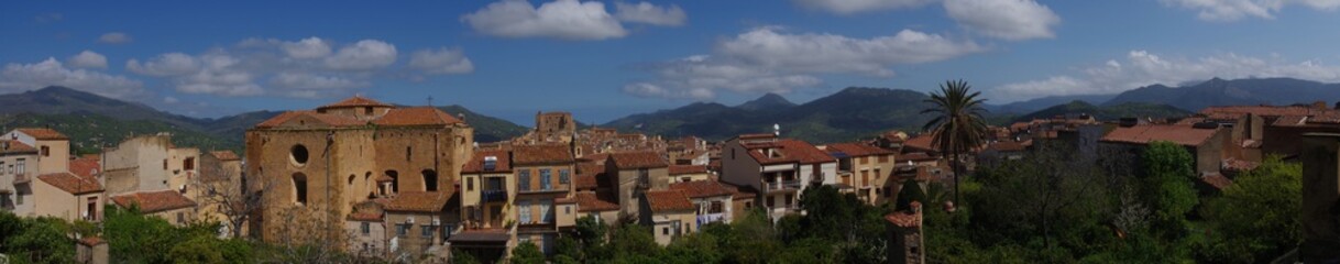 Fototapeta na wymiar Castelbuono, Madonie mountains, Sicily