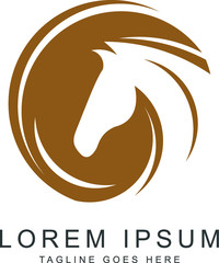 horse logo template