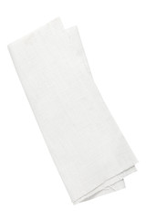 Cotton napkin isolated on white background