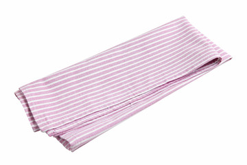 Cotton napkin isolated on white background