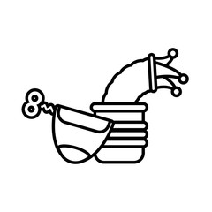 icons april fools day on white background © djvstock