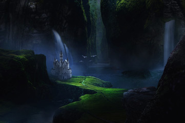 castle in valley