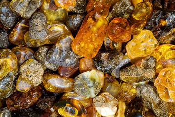 Background, natural amber