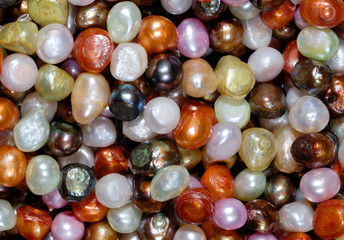 Texture, mix of colored gemstones