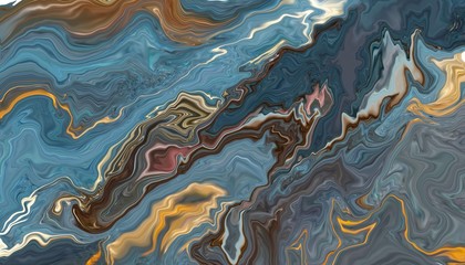 Fototapeta premium Marble art marbling texture design background, Fluid arts wallpaper, Abstract trend print cover.