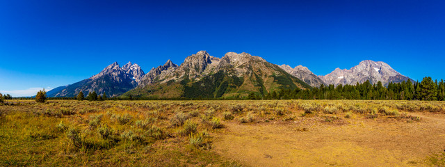 Teton Range in Grand Teton NP