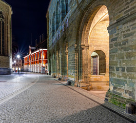 Fototapeta premium Rathaus und Dom Soest