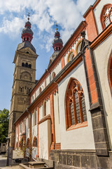 Fototapeta na wymiar Historic Liebfrauenkirche church in the center of Koblenz, Germany