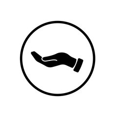Hand icon vector . 10 EPS