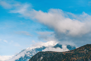 Bruneck in winter, Italy