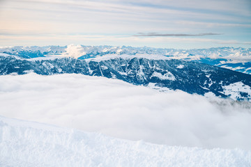 Fototapeta premium Ski resort Kronplatz in Italian Dolomites