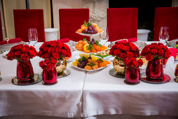 christmas table setting