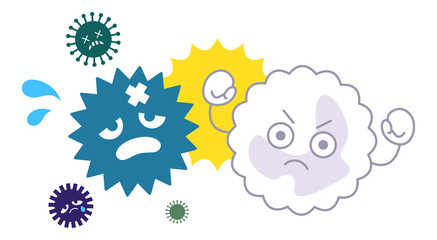 バイ菌をやっつける白血球