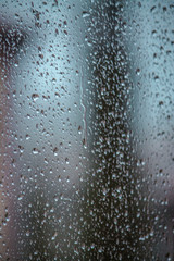 rain drops on the glass