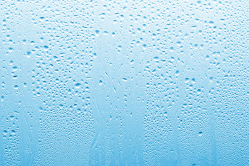 beautiful window glass with drops background