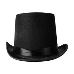 Old style vintage looking hat isolated on a white background