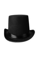 Old style vintage looking hat isolated on a white background
