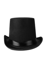 Old style vintage looking hat isolated on a white background