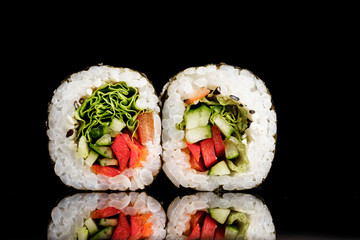 sushi on white plate