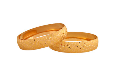 Elegant gold bracelets. Yellow gold.