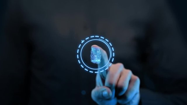 Digital world Grant access data Finger print scan 3D space
&bull;4k
&bull;UHD