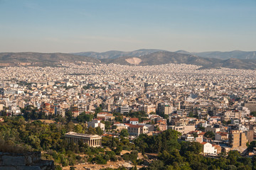Fototapeta na wymiar Athens city