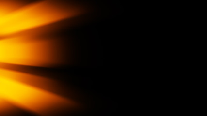 Fototapeta premium Divine sun light shines through space . The rays beam light on the floor. Spotlight on isolated background.