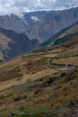 Piruro Site. Andes. Peru. Huánuco Region, Huamalíes Province, Tantamayo District