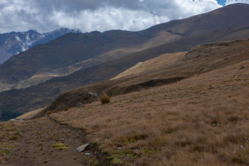 Piruro Site. Andes. Peru. Huánuco Region, Huamalíes Province, Tantamayo District