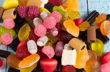 diverse Süßigkeiten