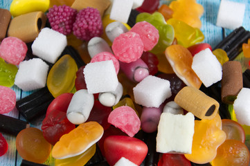 diverse Süßigkeiten