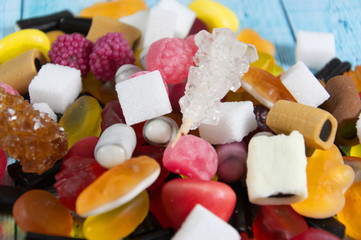 diverse Süßigkeiten
