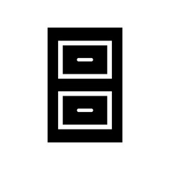 cabinet icon design, flat style icon collection
